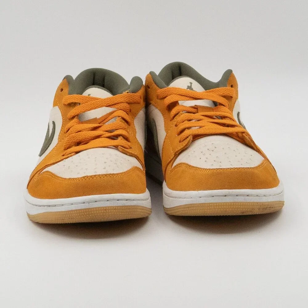 🔹 AIR JORDAN 1 Low SE “Light Curry” — EUC MENS SIZE 9.5M (VNDS · DH6931-102)